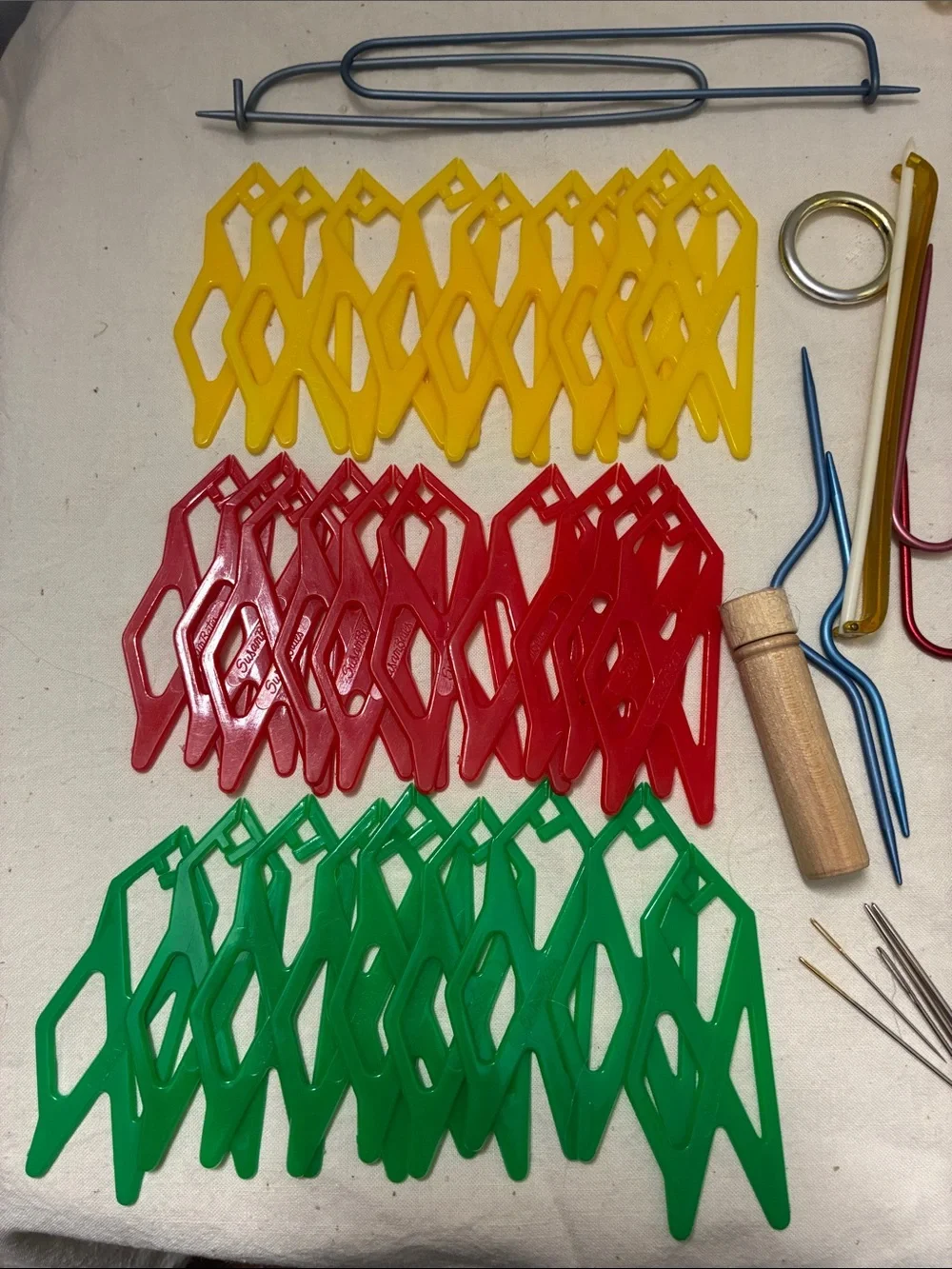 Vintage and Modern Knitting Tools